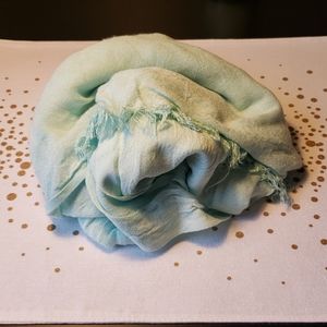 Seafoam green scarf